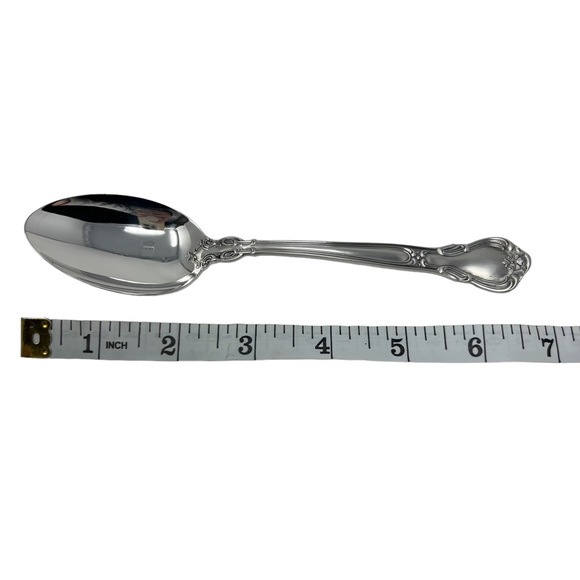 Gorham Chantilly Sterling Silver Oval Place Soup Spoon - Picture 2 of 5